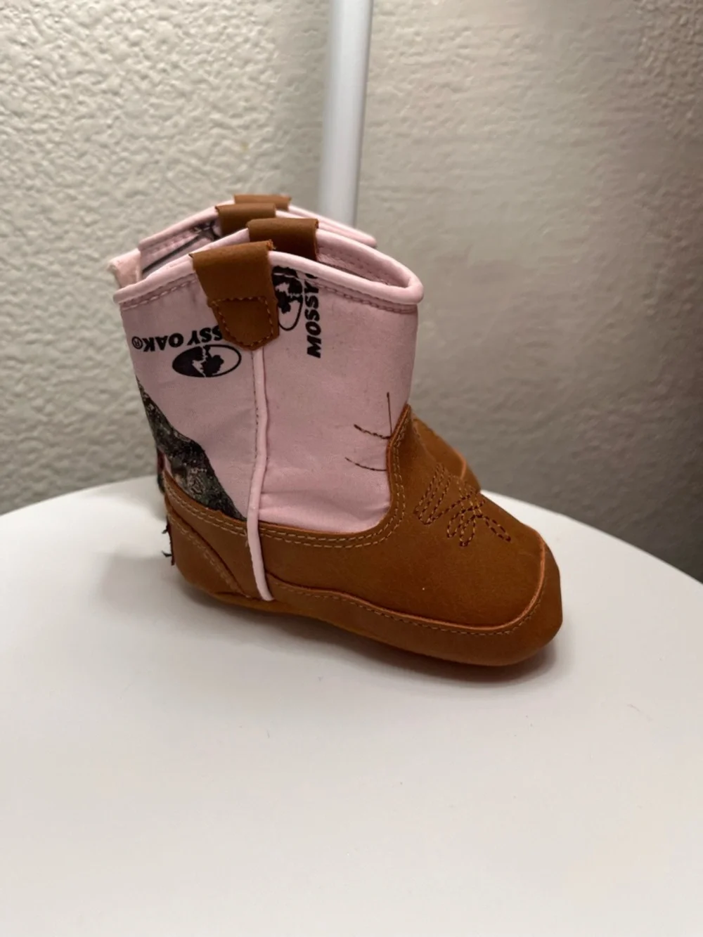 Blazzin Roxx Baby Girl Cowboy Boots Crib Shoes Pink Camo 0-3 Months